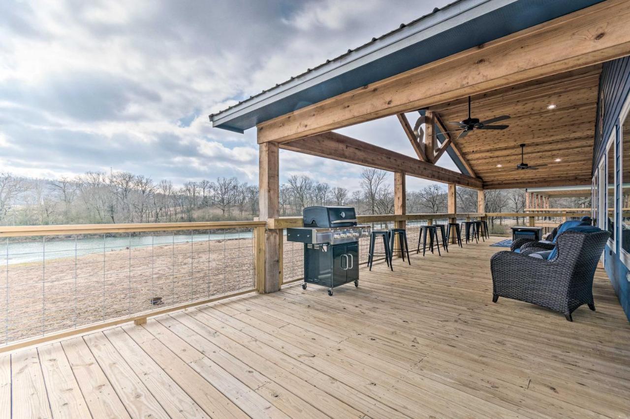 Upscale Riverfront Home With Beach And Fire Pit! Glenwood Exterior photo
