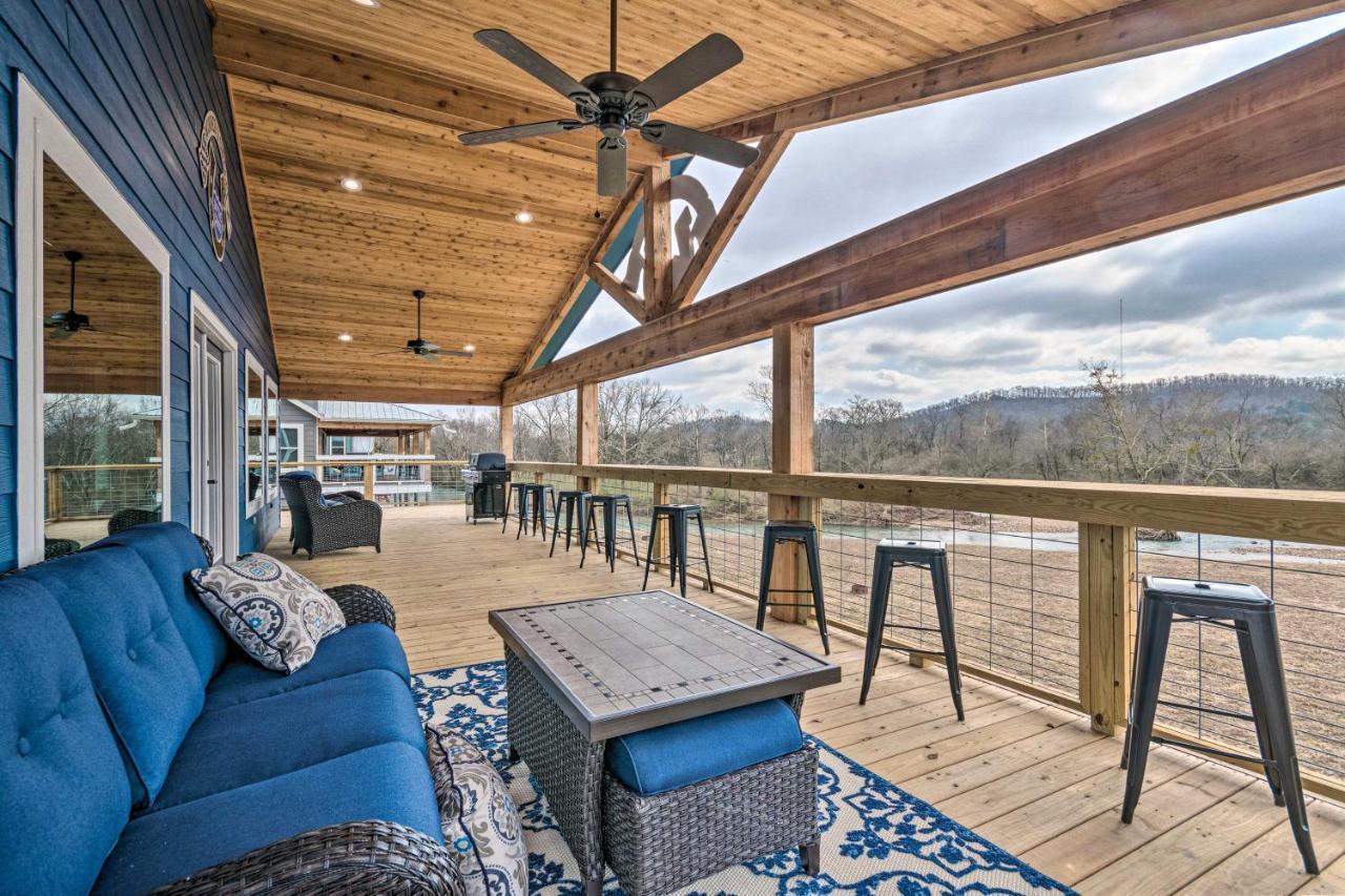 Upscale Riverfront Home With Beach And Fire Pit! Glenwood Exterior photo