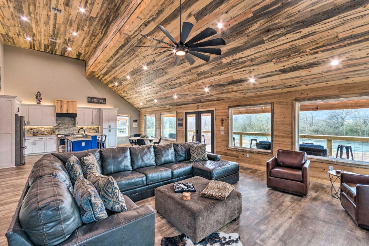 Upscale Riverfront Home With Beach And Fire Pit! Glenwood Exterior photo