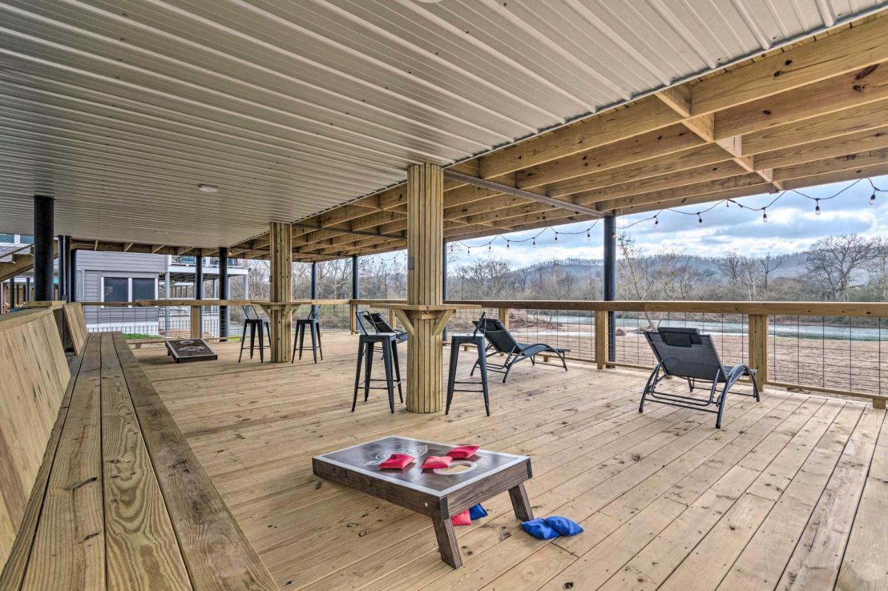 Upscale Riverfront Home With Beach And Fire Pit! Glenwood Exterior photo