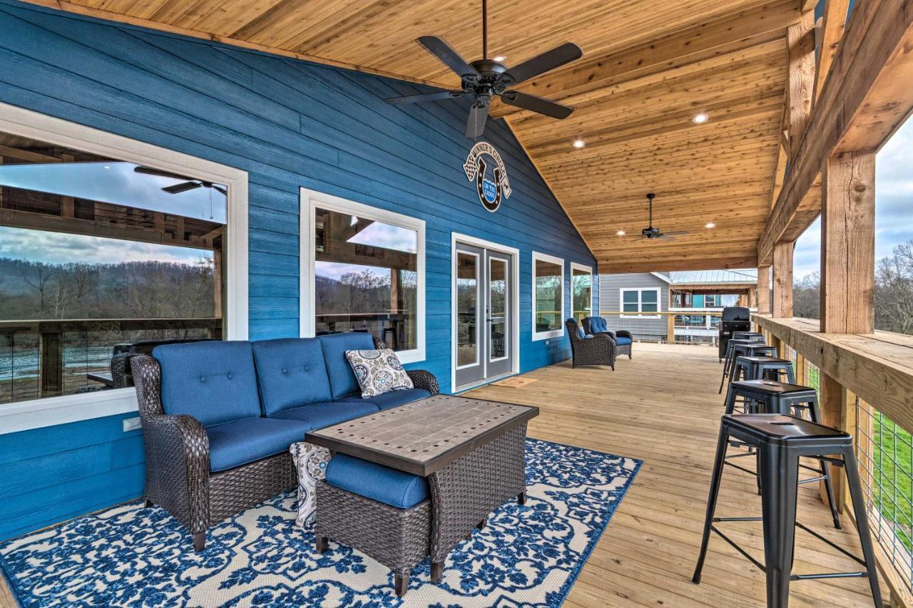 Upscale Riverfront Home With Beach And Fire Pit! Glenwood Exterior photo